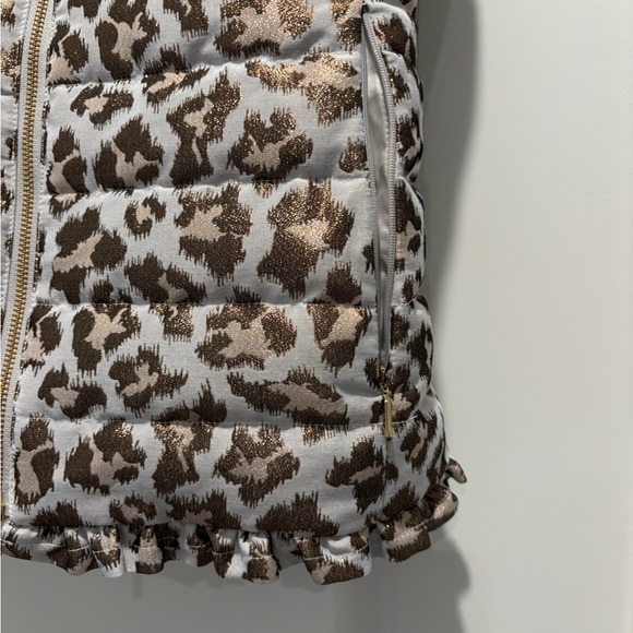 Lilly Pulitzer Leopard Print Puffer Vest - Picture 3 of 7